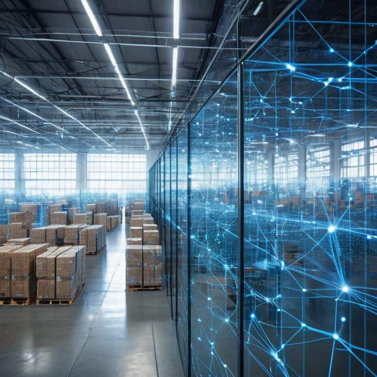 Blockchain supply chain transparency illustrated