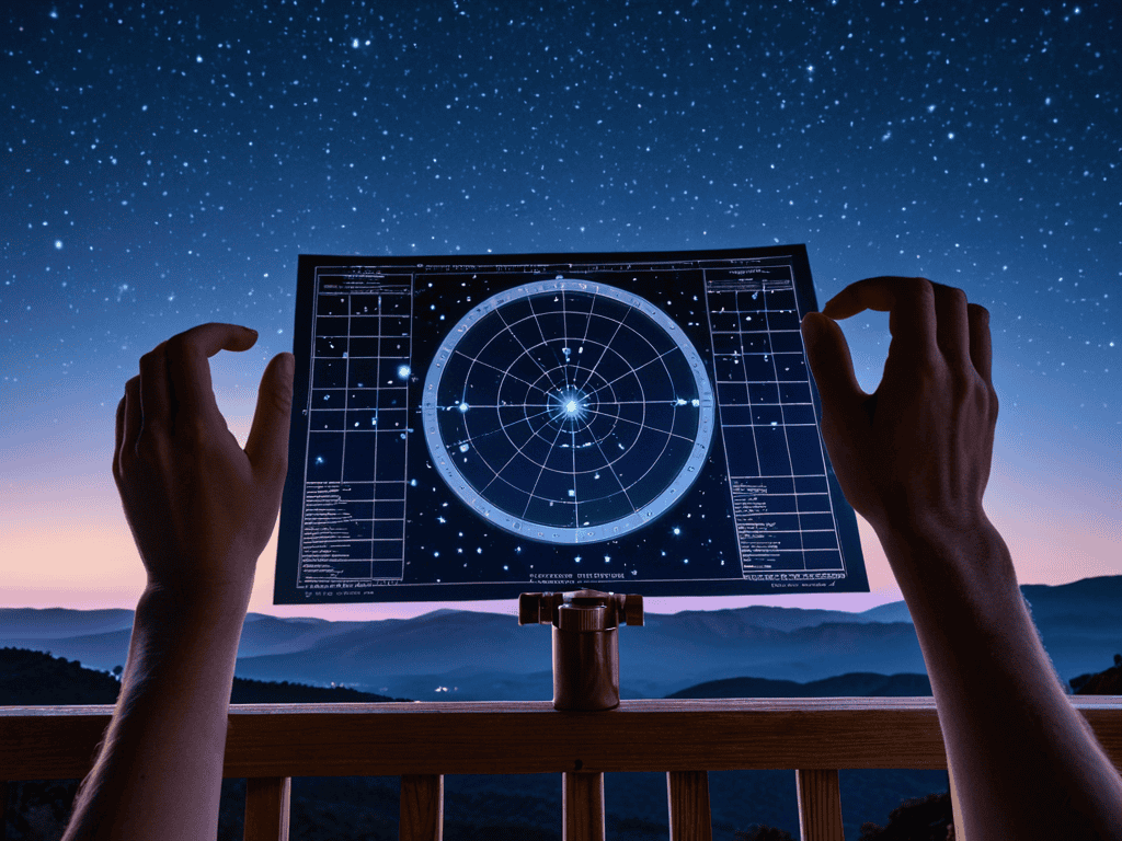Stellar Navigators Guide star chart