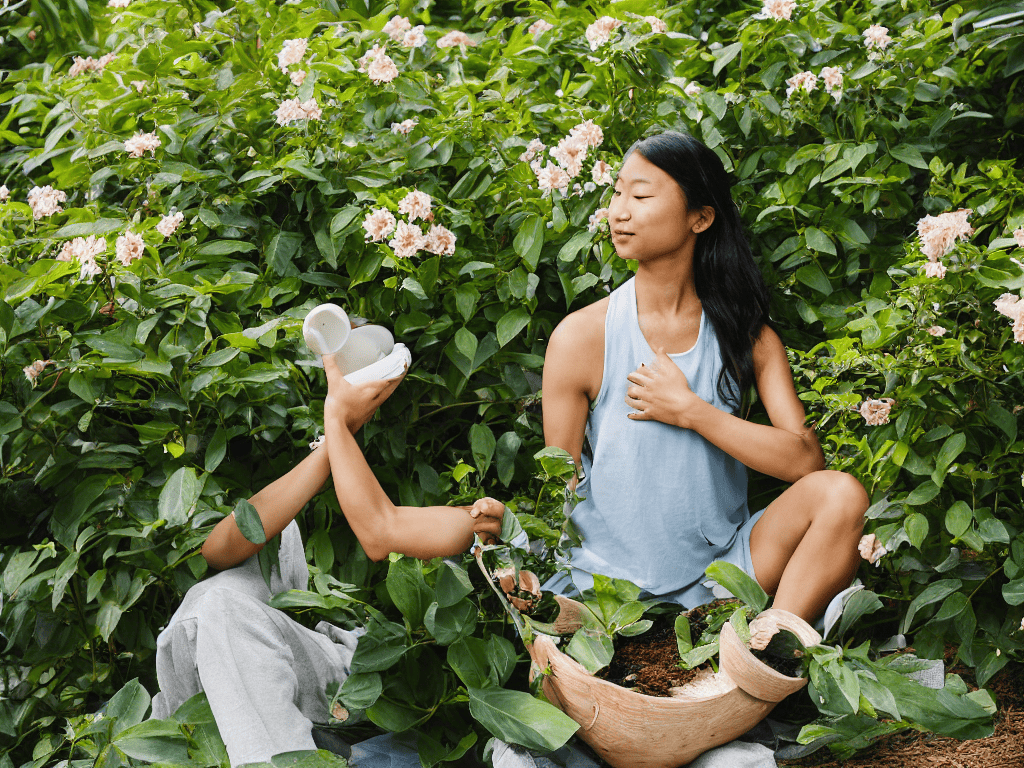 Unfold Your Flexibility outdoors
