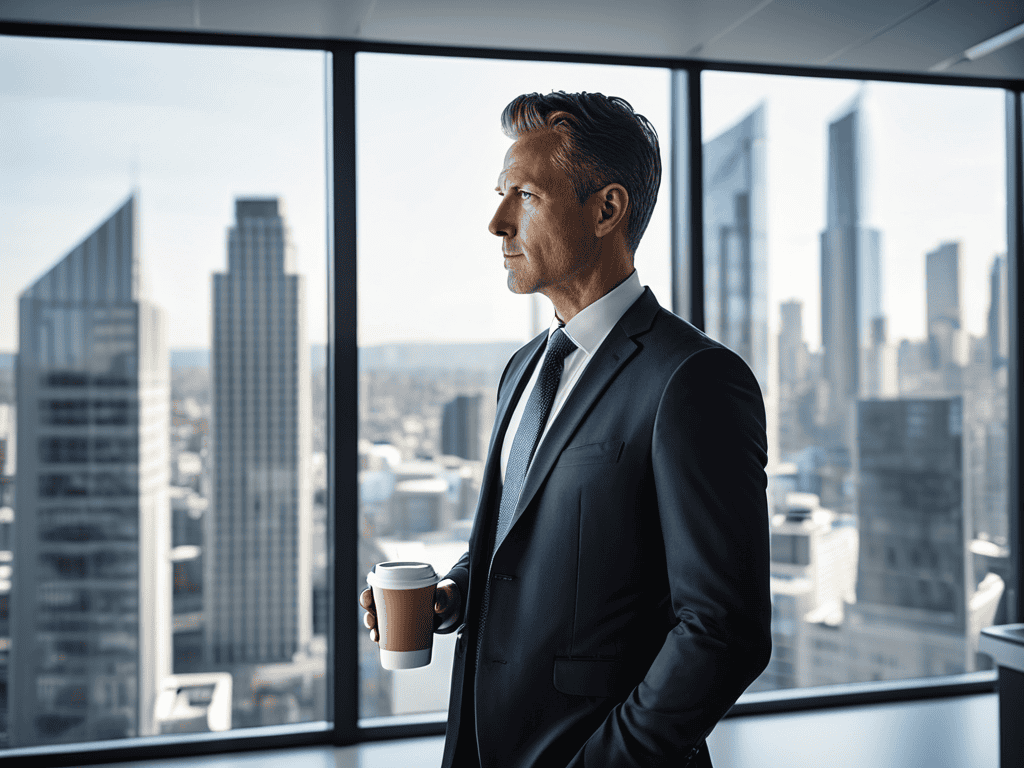 Business leadership portrait