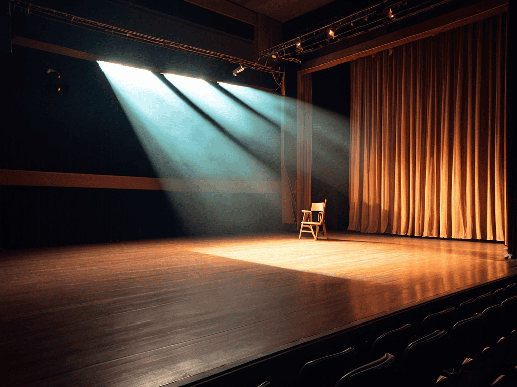 Behind the Curtain theater lighting