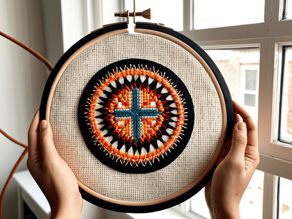 Rebel Stitches Unite embroidery art