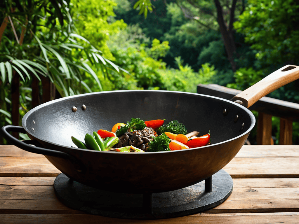 Seasoning a Wok naturally