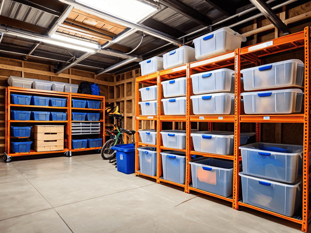Elevate garage with overhead storage