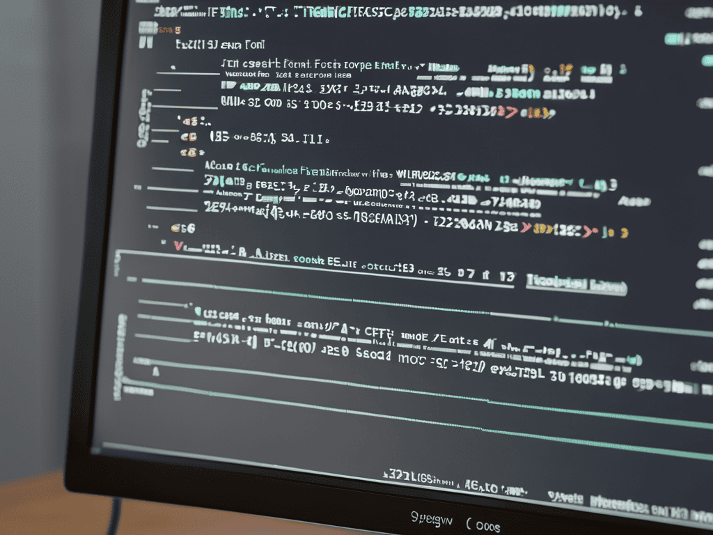 Discovering Technical Mono font