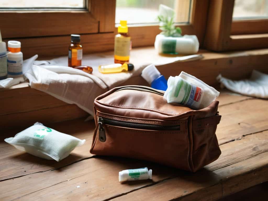 First Aid on the Fly travel kit