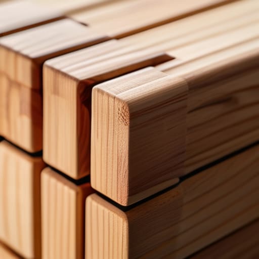 Sashimono Woodworking Mechanical Locks in ancient joinery.